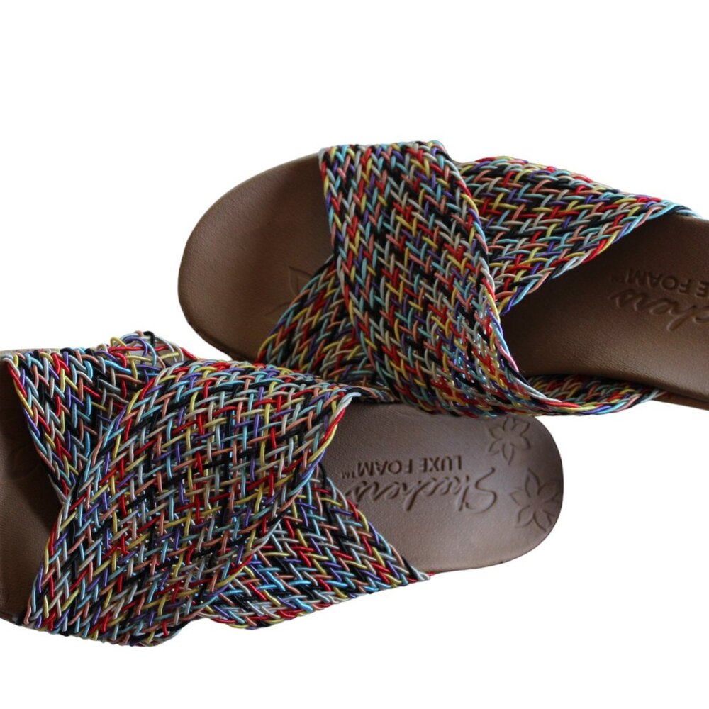 Skechers Beverlee Vacation Mode Wedge Slide (Women's) Size 7.5 / 8 New - Picture 14 of 15